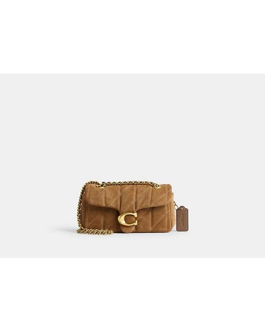Borsa A Tracolla Tabby 20 Trapuntata di COACH in Black
