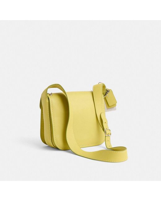 COACH Yellow Upcrafted Drifter Shoulder Bag