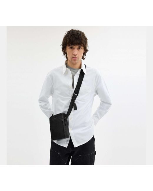 Borsa A Tracolla Sullivan di COACH in Black da Uomo