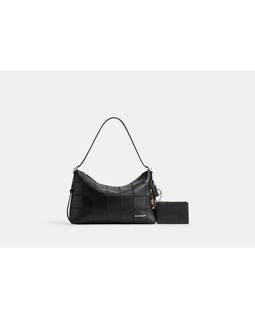 Coachtopia Black Alter/Ego Zip Card Case With Key Ring for men