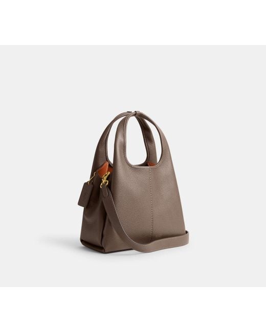 COACH Gray Lana Schultertasche 23