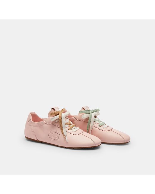 COACH Pink Soft Sneaker