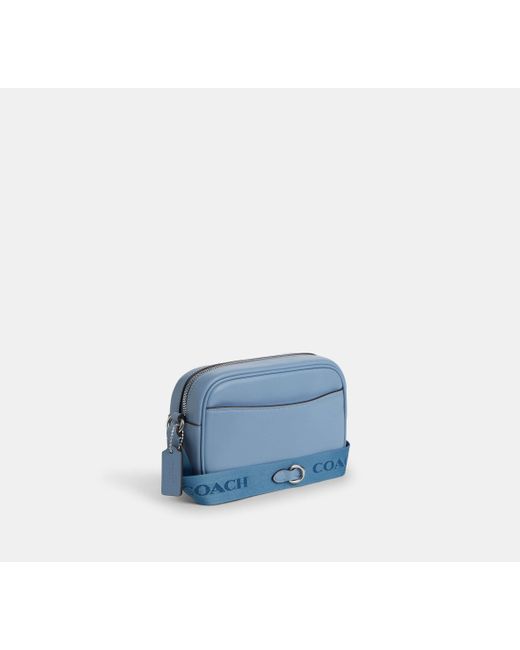 Mini borsa per macchina fotografica Jamie di COACH in Blue