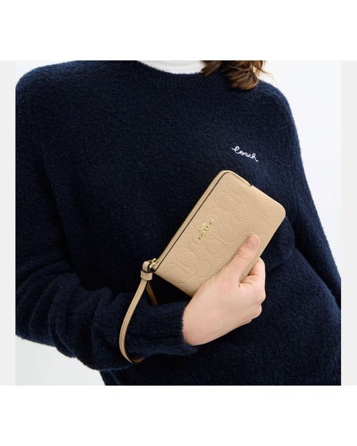 Bolso Pouch COACH de color Black