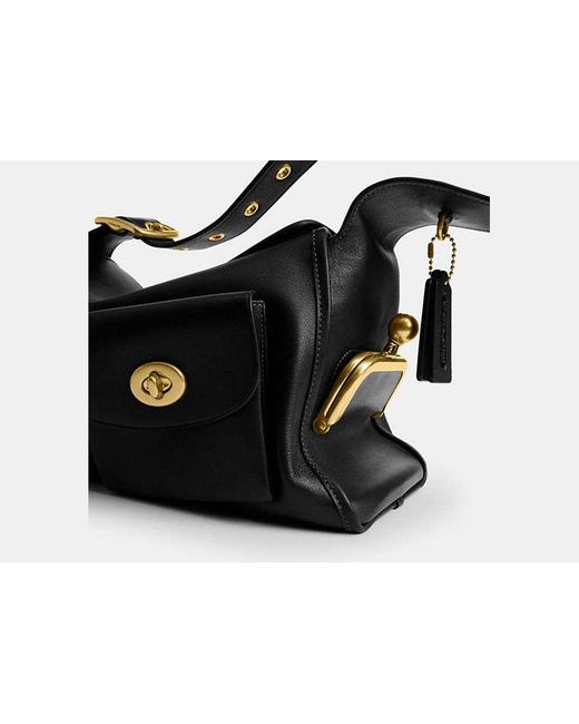 Sac Haversack À Fermeture Turnlock COACH en coloris Black