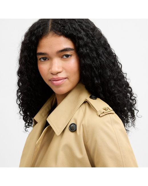 COACH Natural Relaxed Trench Coat