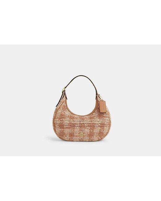 COACH Black Emily Shoulder Bag With Gingham Print