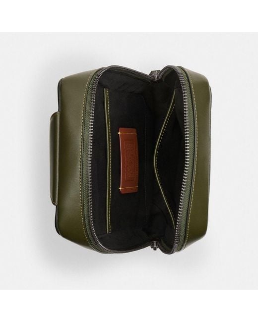 COACH Black Gotham Pack In Signature Camo Print for men