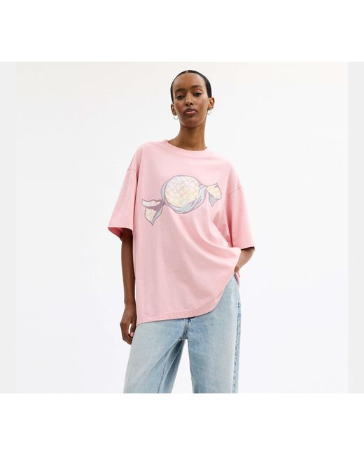 COACH Black Candy Relaxed T-Shirt