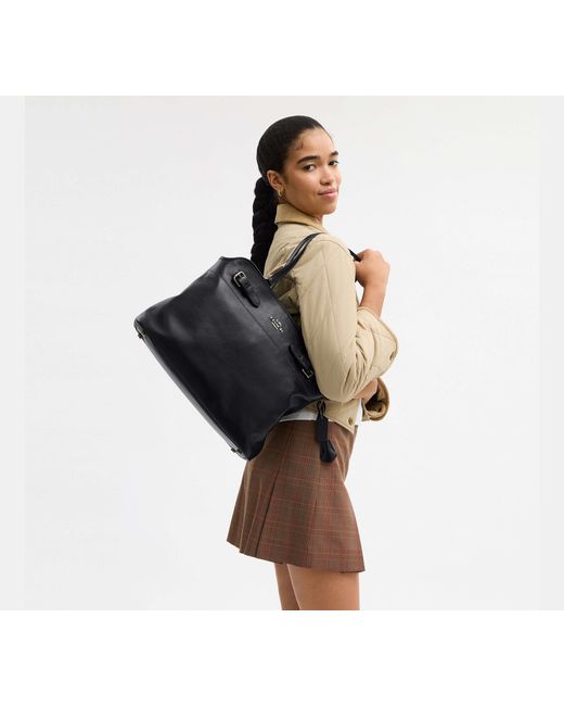 COACH Black Easton Tote Bag