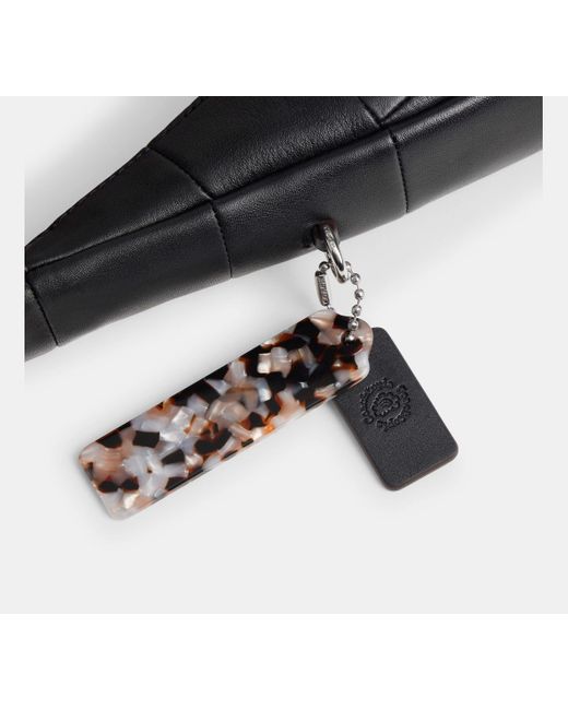 COACH Black Alter/Ego Large Crescent Shoulder Bag