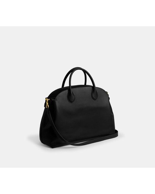 COACH Black Soft Empire Carryall Bag 48