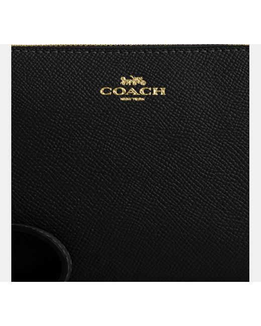 Portafoglio Polso Angolare Con Zip di COACH in Black