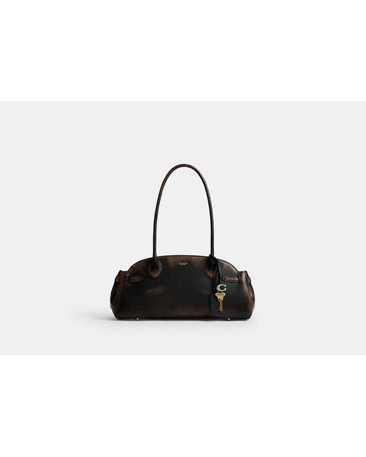 COACH Black Empire Carryall Bag 34