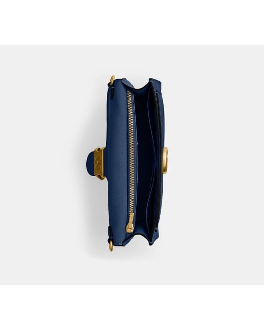 COACH Blue Tabby Chain Clutch
