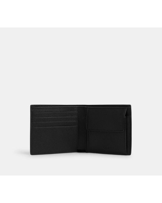 COACH Black Coin Wallet for men