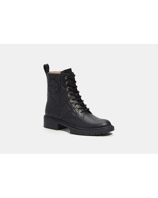 Black coach booties hot sale
