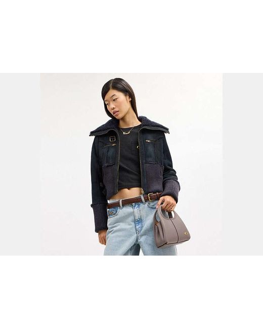COACH Black Lana Shoulder Bag 19