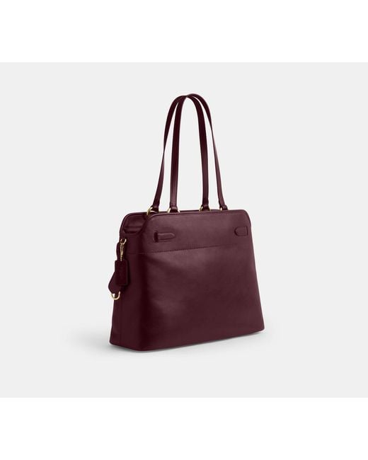 COACH Red Easton Tote Bag