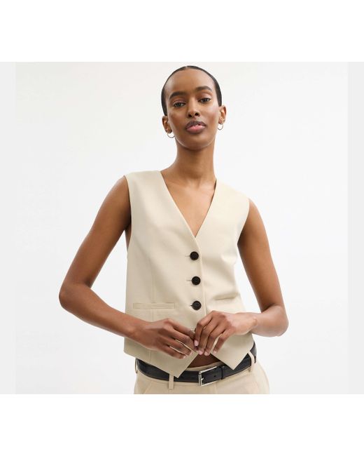 COACH Black Tailored Vest