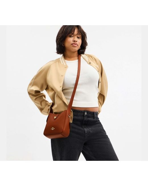 COACH Black Hadley Mini-Umhängetasche