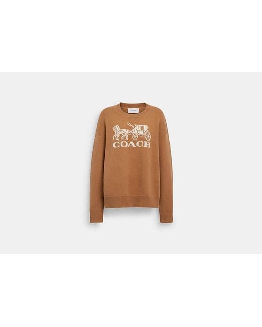 COACH Black Crewneck Sweater