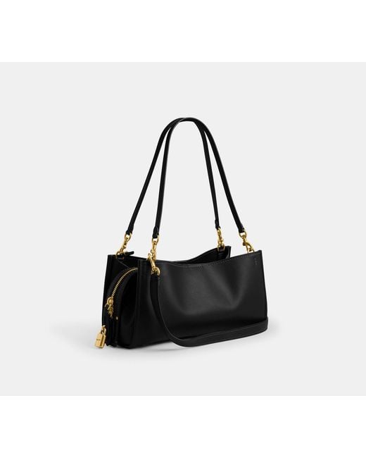 COACH Black Rogue Bag 34