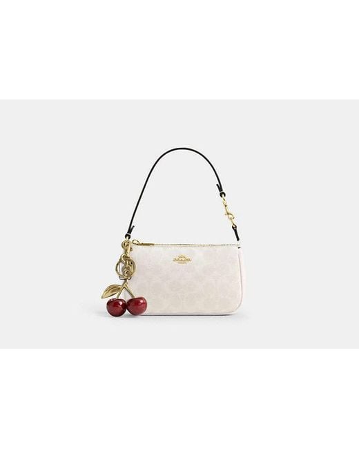 COACH Black Nolita 19 In Signature Canvas