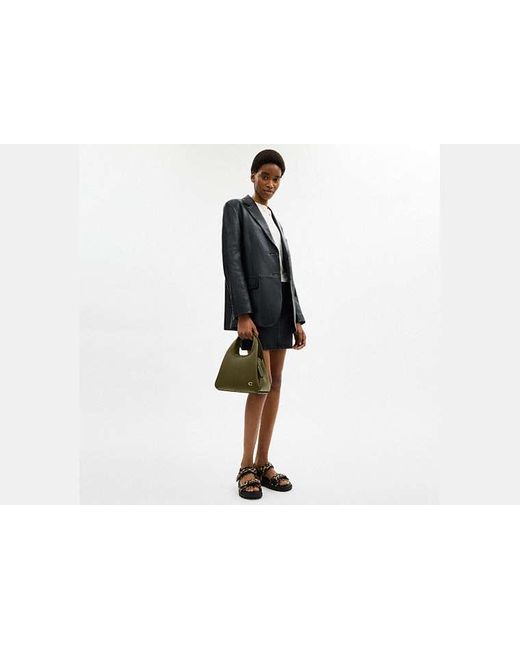 COACH Black Lana Shoulder Bag 23