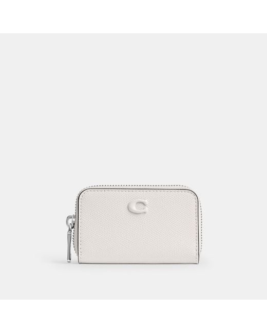 COACH Natural Small Zip Around Card Case for men