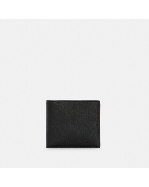 Portefeuille porte-monnaie COACH pour homme en coloris Black