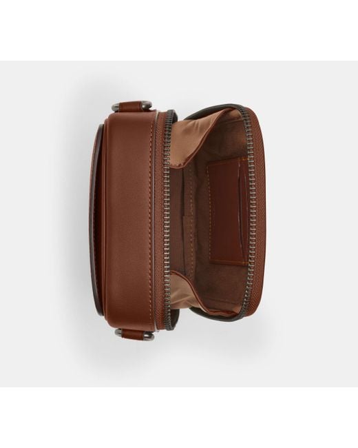 COACH Stanton Umhängetasche Aus Signature Canvas in Black für Herren