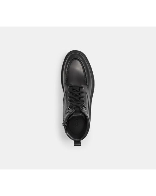 COACH Connor Stiefel Aus Signature-Canvas in Black für Herren