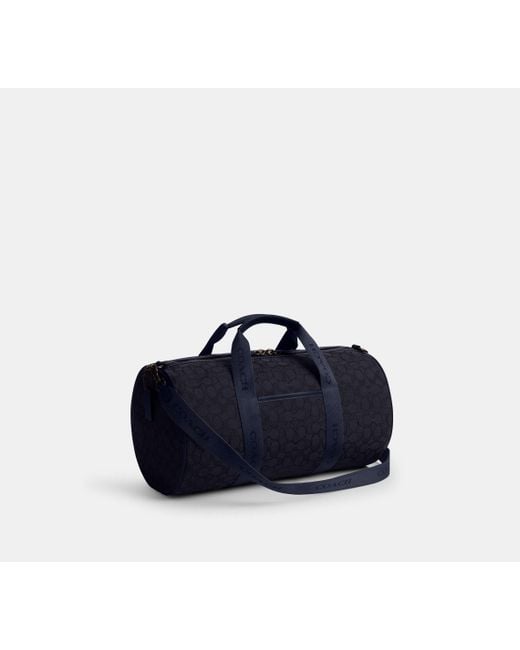 COACH Theo Reisetasche Aus Signature Jacquard in Blue für Herren