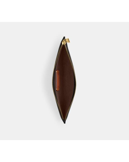 Pochette Con Cerniera di COACH in Black