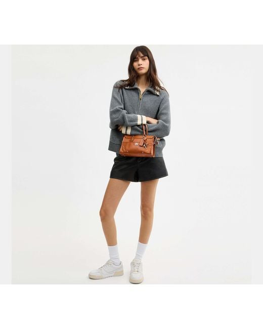 COACH Black Rhyder Satchel Bag 24