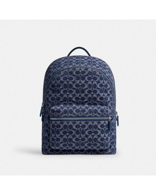 COACH Blue Backpacks for men