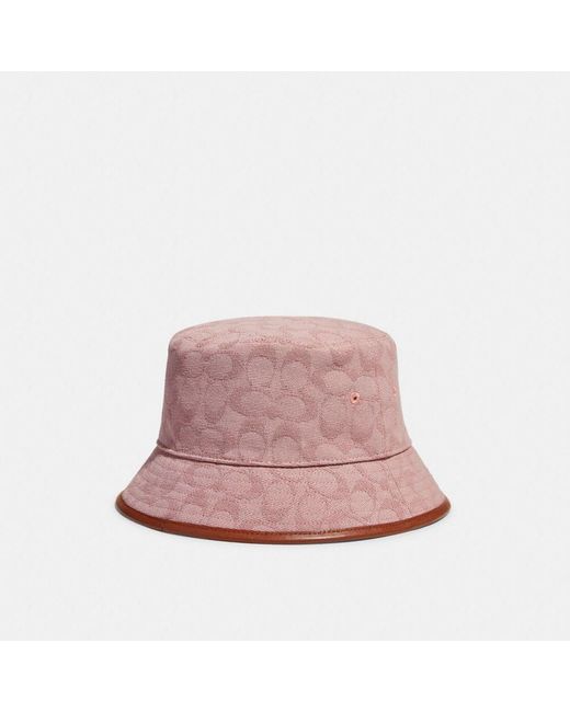 COACH Signature Jacquard Bucket Hat In Organic Cotton And Recycled