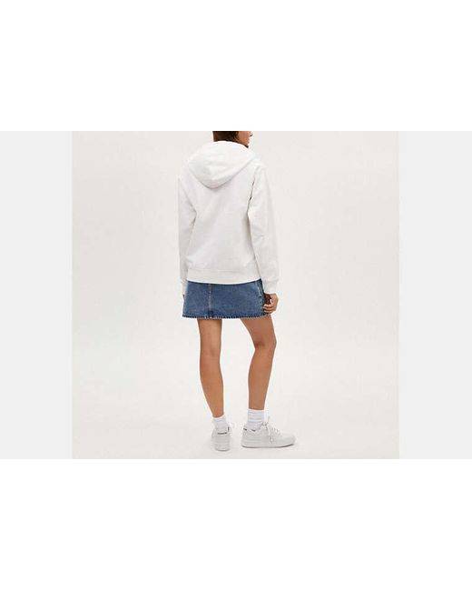 COACH Black Signature Square Hoodie