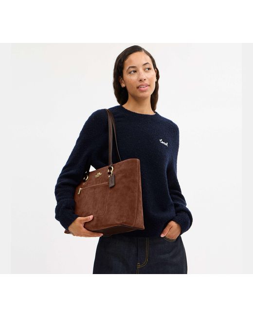COACH Black Station Tote Bag