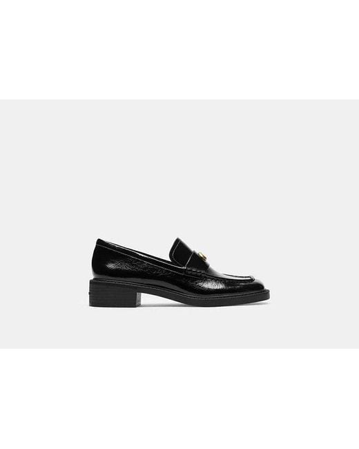 COACH Black Pennyloafer Für Frauen