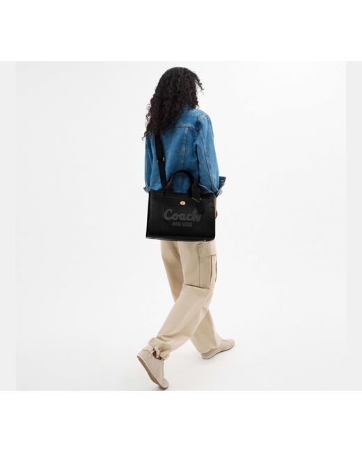 COACH Black Cargo Tote