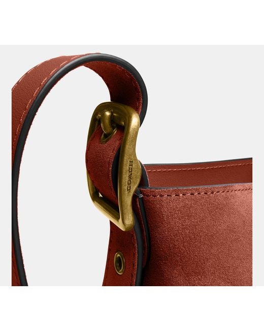 COACH Black Bleecker Bucket Bag 21