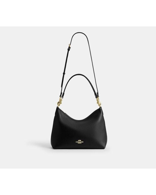 COACH Black Laurel Shoulder Bag