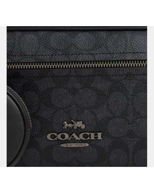 COACH Elias Gürteltasche Aus Signature-Canvas in Black für Herren