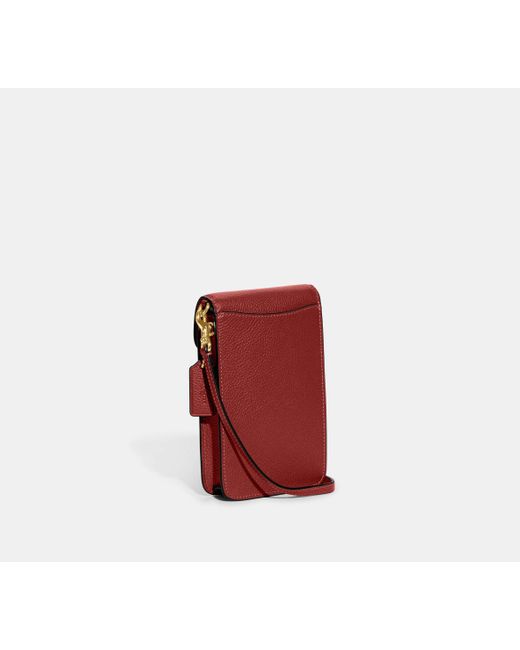 COACH Phone Crossbody in Red Lyst UK
