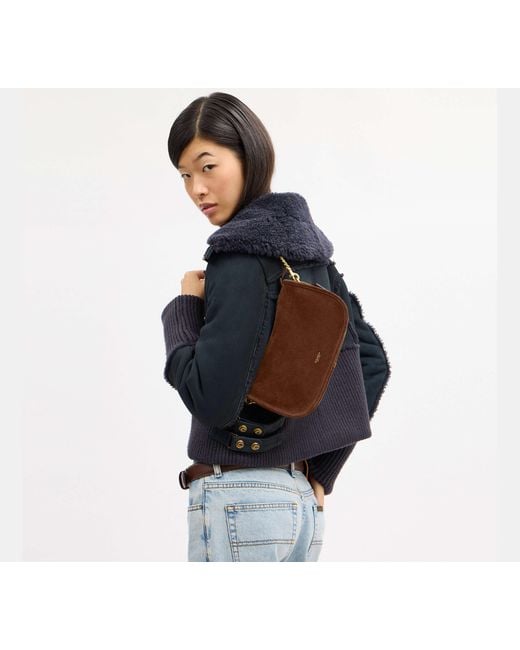 Borsa Waverly di COACH in Black