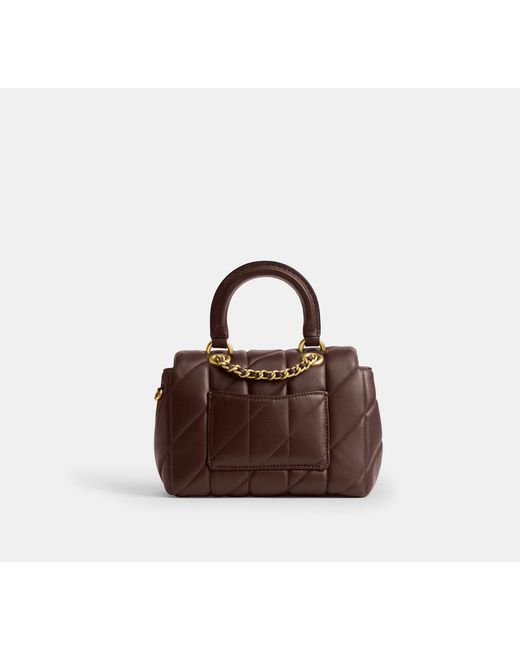 COACH Black Tabby Top Handle Bag