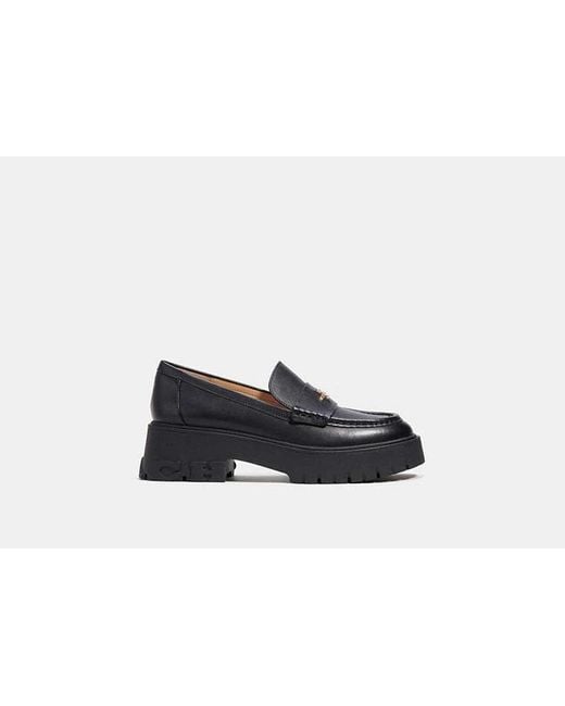 COACH Black Ruthie Loafer
