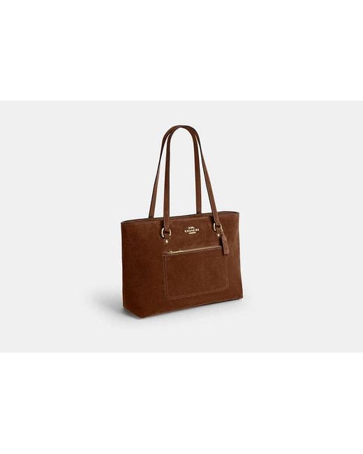 COACH Brown Station Tote Bag